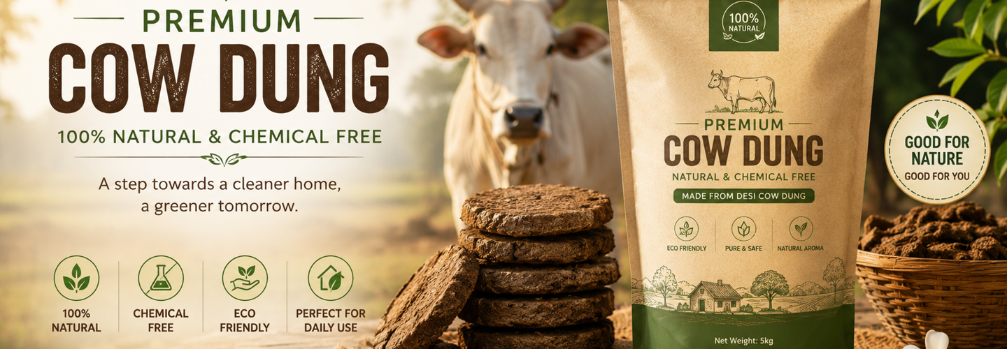 Premium Natural Cow Dung Products
